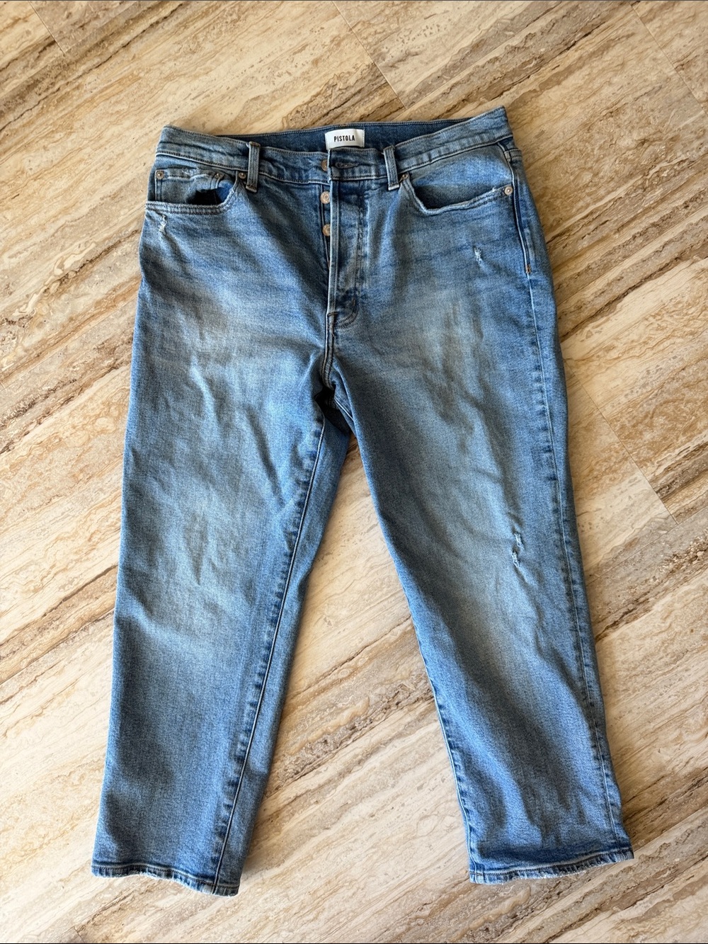 PISTOLA - Women's Button Fly Boyfriend Jeans